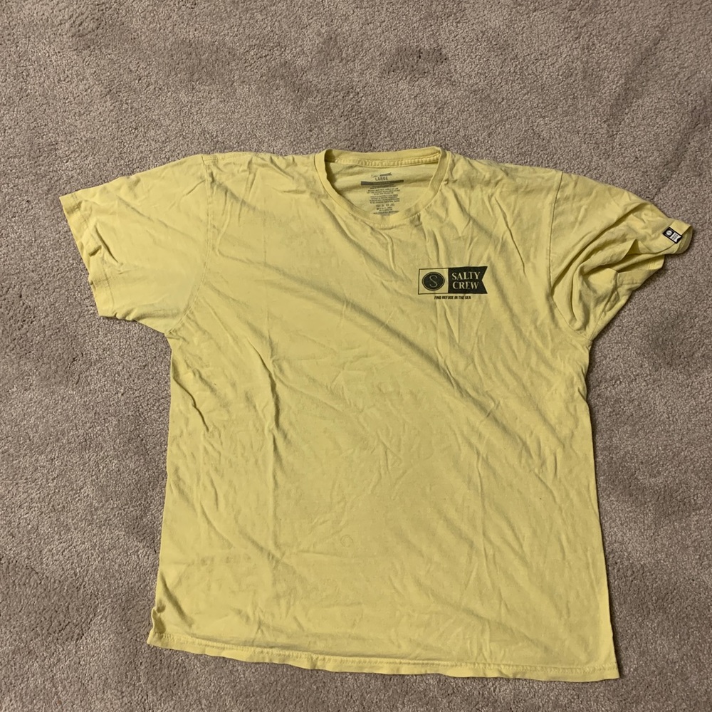 Yellow Salty Crew T-Shirt